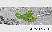 Satellite Panoramic Map of Qianwei, lighten, desaturated