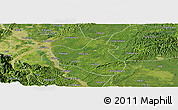 Satellite Panoramic Map of Qianwei