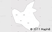 Silver Style Simple Map of Qianwei, cropped outside