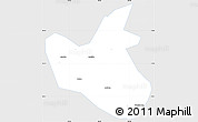 Silver Style Simple Map of Qianwei, single color outside