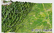 Satellite 3D Map of Qionglai