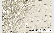 Shaded Relief Map of Qionglai