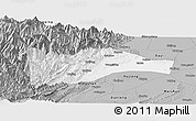 Gray Panoramic Map of Qionglai
