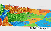 Political Panoramic Map of Qionglai