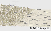 Shaded Relief Panoramic Map of Qionglai