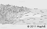 Silver Style Panoramic Map of Qionglai
