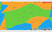 Political Simple Map of Qionglai
