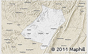 Classic Style 3D Map of Qu Xian