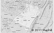 Silver Style 3D Map of Qu Xian