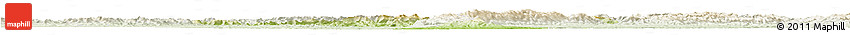 Physical Horizon Map of Qu Xian, lighten
