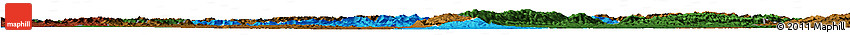 Political Horizon Map of Qu Xian, darken