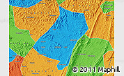 Political Map of Qu Xian