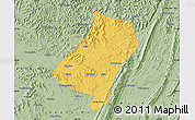 Savanna Style Map of Qu Xian