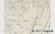 Shaded Relief Map of Qu Xian