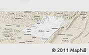 Classic Style Panoramic Map of Qu Xian
