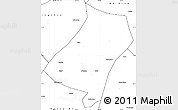 Blank Simple Map of Qu Xian