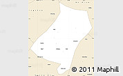 Classic Style Simple Map of Qu Xian