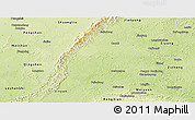 Physical Panoramic Map of Renshou