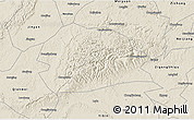 Shaded Relief 3D Map of Rong Xian