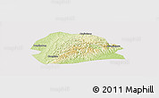 Physical Panoramic Map of Rong Xian, cropped outside