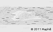 Silver Style Panoramic Map of Rong Xian