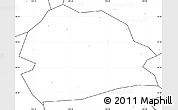 Blank Simple Map of Rong Xian, no labels