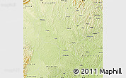 Physical Map of Santai