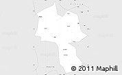 Silver Style Simple Map of Santai