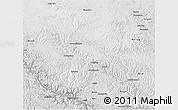 Physical 3D Map of Serxu, semi-desaturated