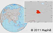 Gray Location Map of Serxu