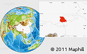 Physical Location Map of Serxu, highlighted country