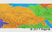 Political Panoramic Map of Serxu