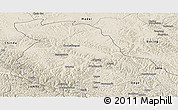 Shaded Relief Panoramic Map of Serxu