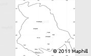 Blank Simple Map of Serxu, cropped outside