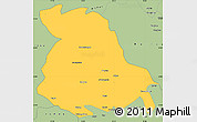 Savanna Style Simple Map of Serxu