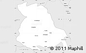 Silver Style Simple Map of Serxu