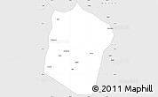 Silver Style Simple Map of Shimian