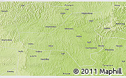 Physical 3D Map of Suining