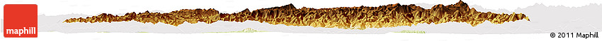 Physical Horizon Map of Wangcang, cropped outside