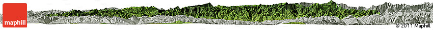 Satellite Horizon Map of Wangcang, lighten, semi-desaturated Satellite Horizon Map of Wangcang, lighten, semi-desaturated