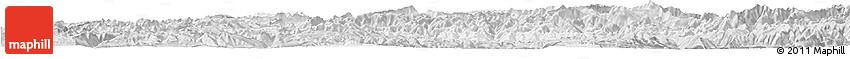 Silver Style Horizon Map of Wangcang