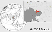 Blank Location Map of Wangcang, highlighted country, highlighted parent region