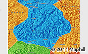 Political Map of Wangcang