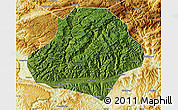 Satellite Map of Wangcang, physical outside