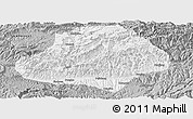 Gray Panoramic Map of Wangcang