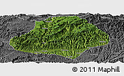 Satellite Panoramic Map of Wangcang, desaturated