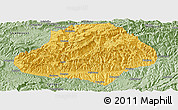 Savanna Style Panoramic Map of Wangcang