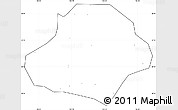 Blank Simple Map of Wangcang, cropped outside, no labels
