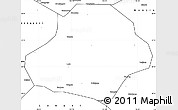 Blank Simple Map of Wangcang