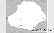 Gray Simple Map of Wangcang